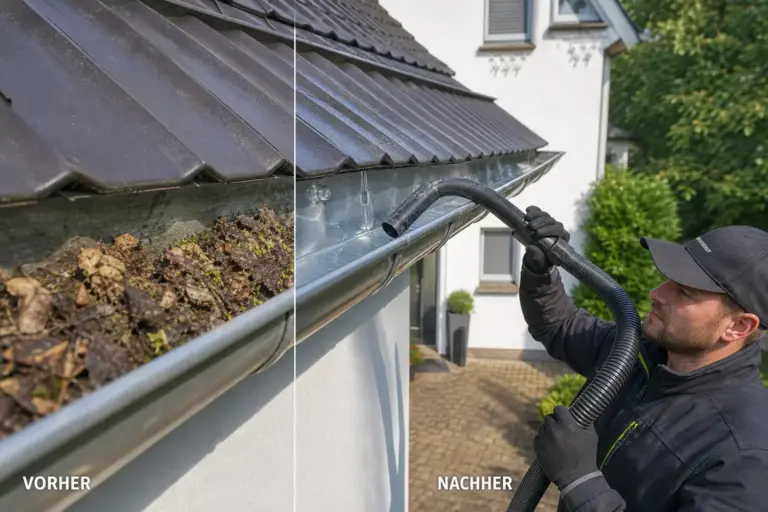 Hausmeisterservice Sonthofen – Dachrinnenreinigung